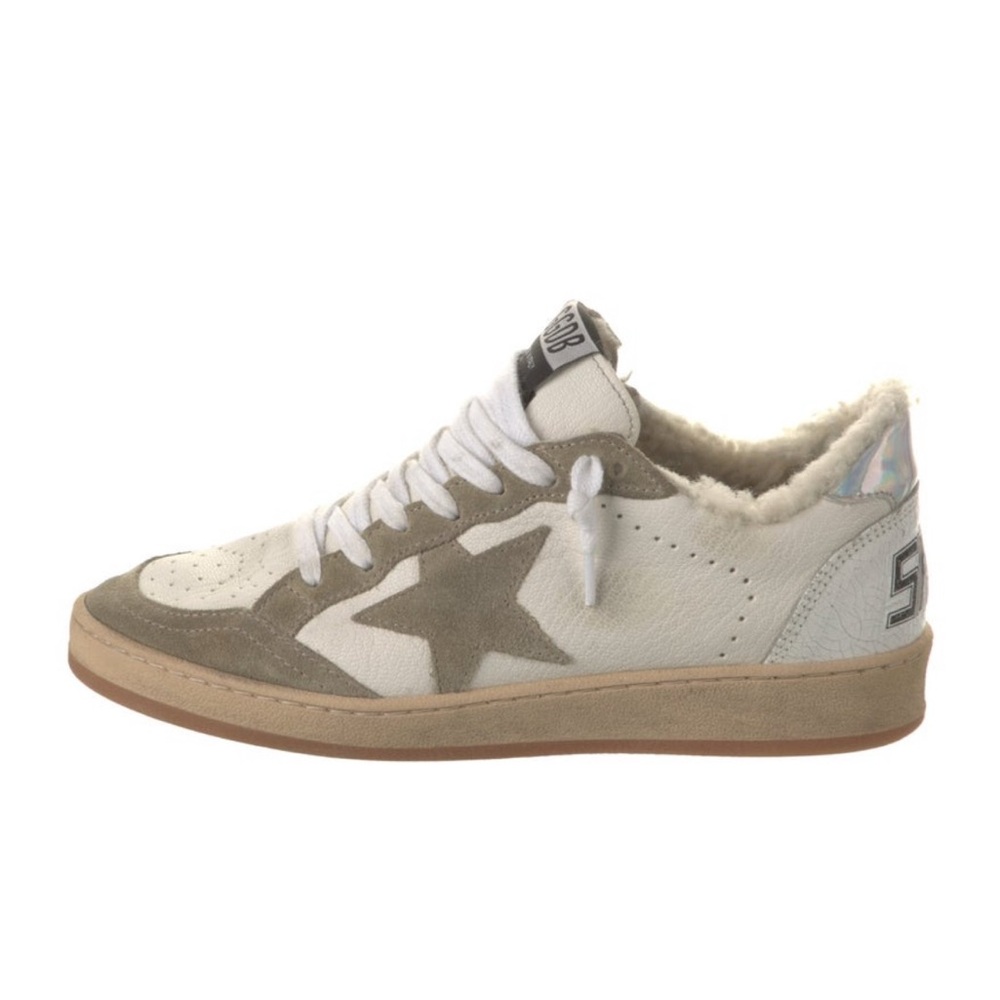 Golden Goose Ballstar Shearling Sneakers